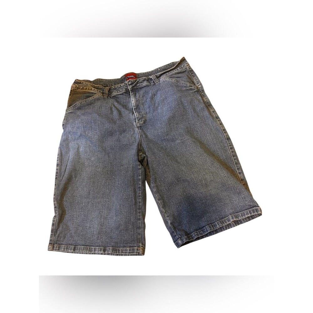 Vintage baggy denim jorts jean shorts 1990s 2000s Y2K Streetwear 16W